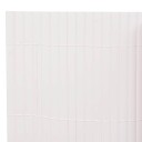 vidaXL Dobbelsidet hagegjerde 90x500 cm hvit