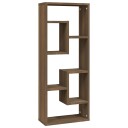 vidaXL Vegghylle brun eik 36x16x90 cm konstruert tre