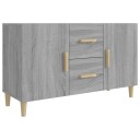 vidaXL Skjenk grå sonoma 100x36x60 cm konstruert tre