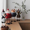 Seasons FIGUR PINGVIN PÅ SKI 30CM