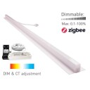 Green-ID LED Troldtekt innfelt 120 cm, med Zigbee/Push Driver