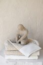 Mette Ditmer Grid håndkle 50 x 100 cm Sand-off white