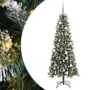  Kunstig juletre grønn 76 x 76 x 180 cm PVC og plast og stål