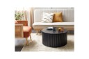 Soffbord Beliani Kirkwood Ljus trä Black -