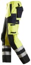 Snickers Workwear 6365 ProtecWork Arbeidsbukse varsel, gul/marineblå C52, Klær