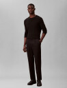 Calvin Klein Slim Tapered Knit Pleated Pant - Grey - M