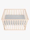 Roba Style Lekegrind Med Hjul Wood & Grey