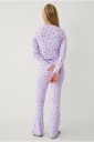 Ellos Collection - Pysjsett i bomullsjersey - Lilla