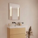 Loevschall Godhavn speil med LED-belysning 60x85 cm