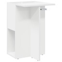vidaXL Avlastningsbord Hvit 35 x 40 x 55 cm Konstruert tre