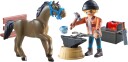 Playmobil Horses of Waterfall Farrier: Ben & Achilles 71357