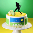 Kaketopp Jente Tennis 