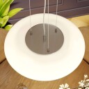 Lindby LED-opalglass-pendellampe Gunda i hvitt