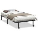 Sengeramme uten madrass sammenleggbar svart 107x203 cm stål