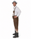 Autentisk Mørk Brun Lederhosen i 100% Kvalitetskinn L