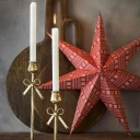 Affari of Sweden FRANCIS Lysestake Messingfarge B9xD7,5xH20 cm