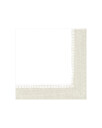 Linen Border serviett 20 pk