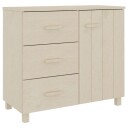 vidaXL Skjenk HAMAR honningbrun 90x40x80 cm heltre furu