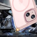 Tech-Protect Magmat iPhone 15 Mobildeksel MagSafe Gjennomsiktig Rosa