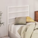 vidaXL Sengegavl hvit 95x4x100 cm heltre furu