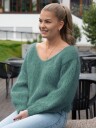 Garnius AMANDA genser mørk jadegrønn