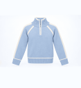Vilje & Ve Esther 1/2 Zip Ull Genser Sky Blue (170 / 15 16 år)