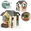 Smoby 810408 Frittstående lekehus 2 år 1 dører Flerfarget