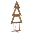  Juletre med stativ Brun 180 cm Heltre teak