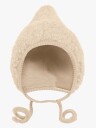 HUTTEliHUT Baby Hjelmlue Ullteddy Sement 44