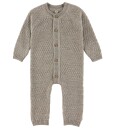 Smallstuff Nature Melange Buksedrakt Square Strikk Merino Ull 68 74