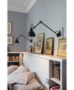 Lampe Gras N222 Vegglampe Matt Sort