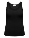 ONLY Carmakoma Carsara Sharai Lace Tank Top Jrs Noos   Black   50 52