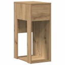  Datatårnstativ med skuff artisan eik 30x44x74 cm