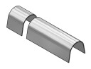Gevea Ks Kabelbeskyttelse Rett, Oval KS28, 28 mm