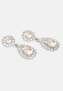 LILY AND ROSE Sofia Earrings Silk/silver/pink One size