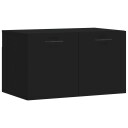 vidaXL Veggskap svart 60x36,5x35 cm konstruert tre