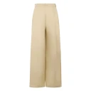 120% Lino Dame Bukser Beige XS,