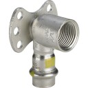 5 stk 22 mm x 3/4" Sanpress Inox G-adapterkobling 90°