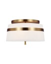 Cordtlandt Small Semi Flush Mount Brass