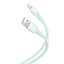 XO iPhonekabel - 1,0 m 2,1A Grønn