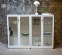 Mavis Aoko Skap Hvitt Glass Doors