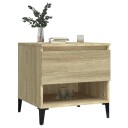  Sidebord sonoma eik 50x46x50 cm konstruert tre 8720845668990
