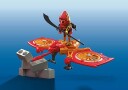 PLAYMOBIL Heroes Heltedronekamp med ond ninja - Rød - 39 deler