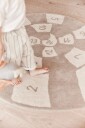 OYOY Mini Nautilus Hopscotch Gulvteppe 100x112 Clay/Offwhite