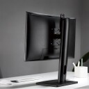 Gembird MS-D1-01 mounting kit - landscape/portrait - for Monitor - height adjustable - black