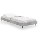 vidaXL Sengeramme betonggrå 75x190 cm konstruert tre