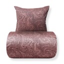 Borg Living Sateng sengesett - 140x200 cm - 100% Bomullssateng - Marble lavender