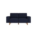 Vilsa 2 seters sofa   Brun/Mørkeblå