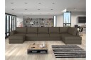 Taberk Sovesofa med Divan och Schäslong 5 sits   Brun