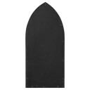 vidaXL Hagespeil svart 100x45 cm for utendørs bruk jern